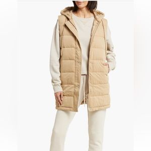 Zella hooded puffer vest